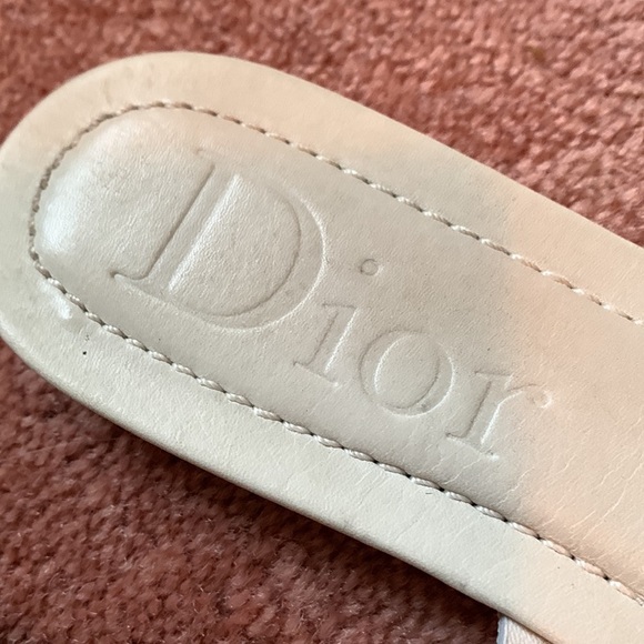Dior T-strap slide on flats - Picture 9 of 11